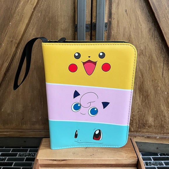 Pokemon Toys Pokemon Cards Case Card Book Holder Binder Album